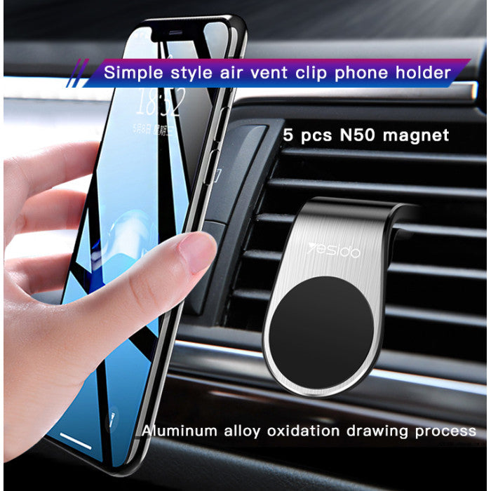 Yesido C64 New N50 Magnetic Air Vent Car Mobile Phone Holder with 360 Degree Rotation