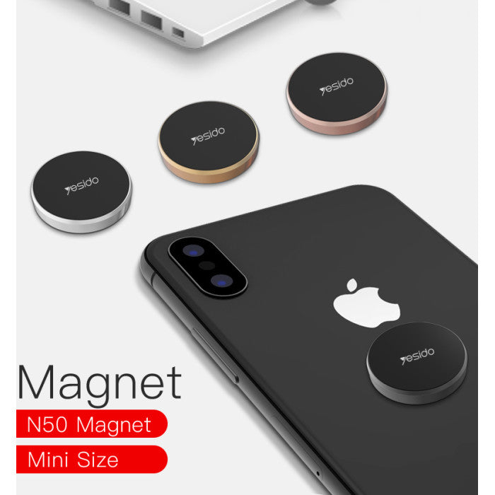 Yesido C38 High Quality Metal Magnetic Car Phone Holder with 4 Powerful Magnets