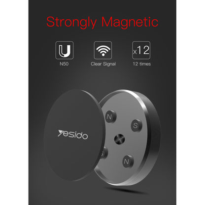 Yesido C38 High Quality Metal Magnetic Car Phone Holder with 4 Powerful Magnets