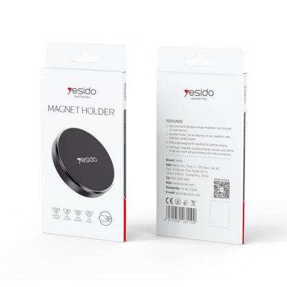 Yesido C38 High Quality Metal Magnetic Car Phone Holder with 4 Powerful Magnets