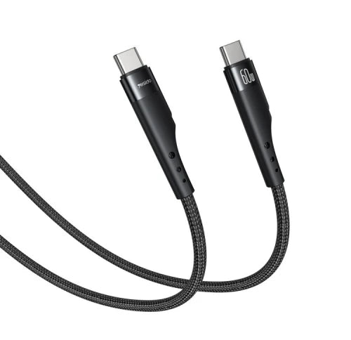 Yesido CA115 27W PD Fast USB-C to Lightning Cable – 3m Ultra-Long Braided Nylon & Aluminum Alloy Connectors (Black)