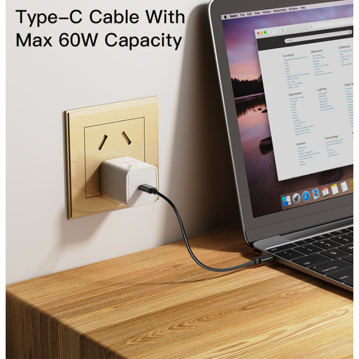Yesido CA114 Multifunction Tech Storage Box & Charging Adapter Kit – 60W Type-C to Type-C Cable, 18W Fast Charging Micro/Type-C & 12W Lightning Connectors