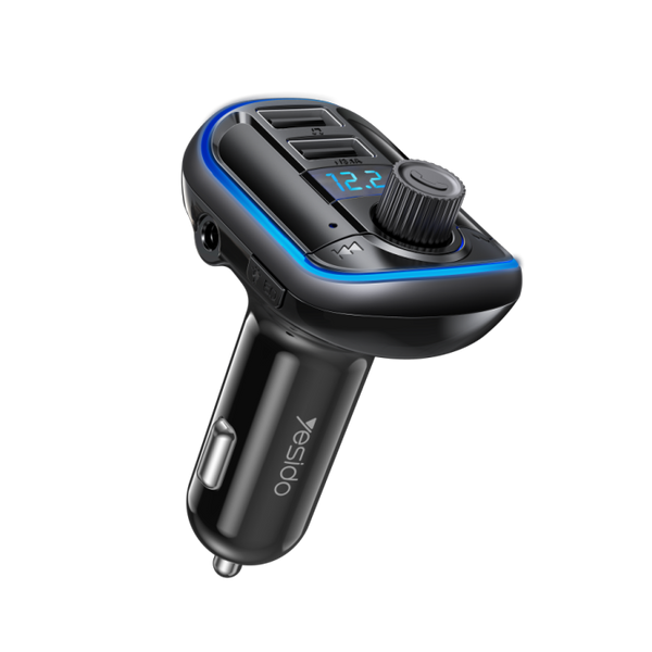 Y44 MP3 Player Bluetooths Cigarette Lighter Auto Charge Universal U Disk 2 Usb Car Charger