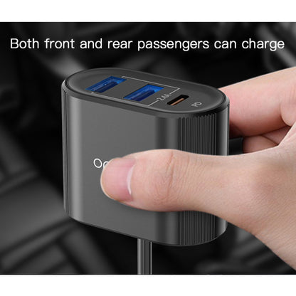 Yesido Y41 Multi-Port Car Charger – 4 Interfaces with Type-C PD & Smart USB Ports