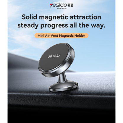 Yesido C215 Mini Magnetic Phone Holder 360 Degree Rotation Durable Zinc Alloy