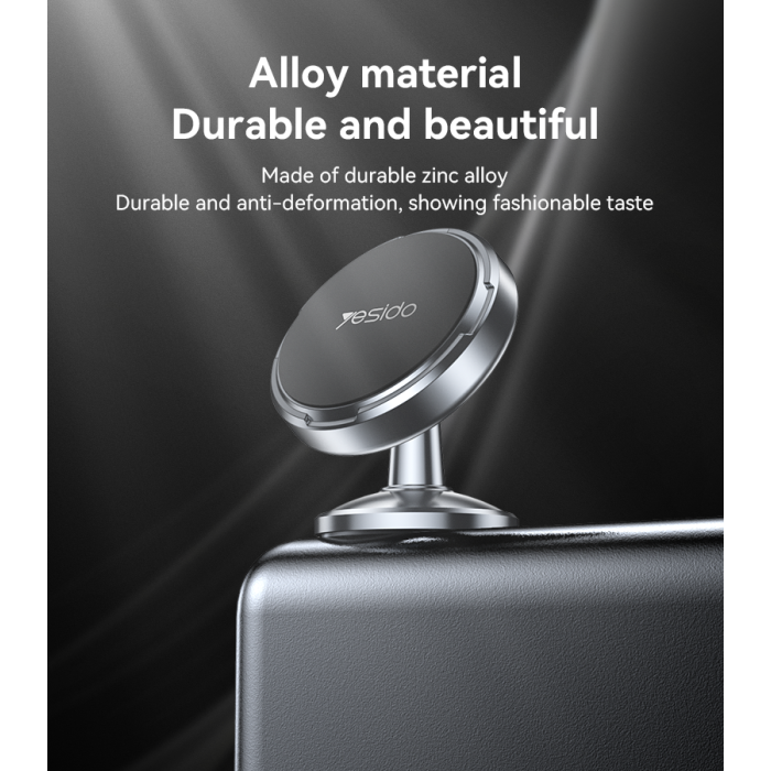 Yesido C215 Mini Magnetic Phone Holder 360 Degree Rotation Durable Zinc Alloy