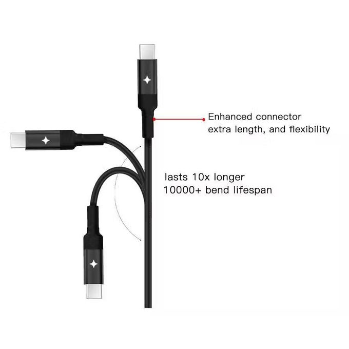 Yesido CA28 Intelligent Lightning Data Cable – 1.2m Auto-Disconnect Technology with Cotton Braided Armor & Metal Shell (2.4A Max)