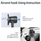 Yesido C242 Car Phone Holder - Adjustable Base & Metal Design with 360° Rotation