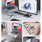 YESIDO LP09 Aluminum Laptop Stand Height Adjustable Foldable Notebook