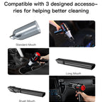Yesido VC03 Mini Cordless Handheld Vacuum Cleaner – 4500Pa High Power Cleaning Tool for Home, Car & Office