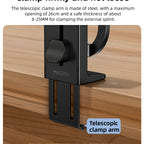 Yesido C298 Magnetic Travel Phone Holder - Foldable & 360° Rotation