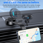 Yesido C311 15W Car Wireless Charger - Semiconductor Cooling & RGB Light