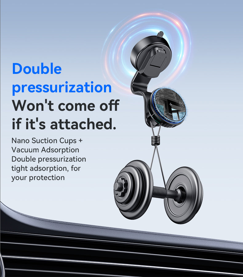 Yesido C311 15W Car Wireless Charger - Semiconductor Cooling & RGB Light
