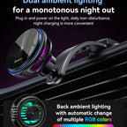 Yesido C311 15W Car Wireless Charger - Semiconductor Cooling & RGB Light