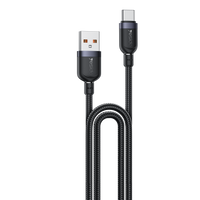 Yesido CA133C 18W Long USB-A to USB-C Cable – 2m Braided Nylon & Aluminum Alloy Connectors (3A)
