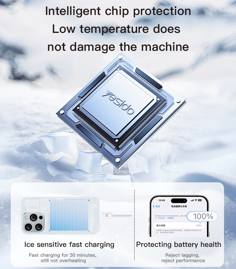 كابل يسيدو Yesido CA170 بطول 1.2 متر (Type-C إلى Lightning) بقوة 27 واط