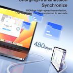 Yesido CA170 PD 27W USB-C to Lightning Charging & Data Cable – 1.2m PP Yarn Braided Design