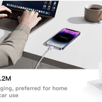 Yesido CA170 PD 27W USB-C to Lightning Charging & Data Cable – 1.2m PP Yarn Braided Design