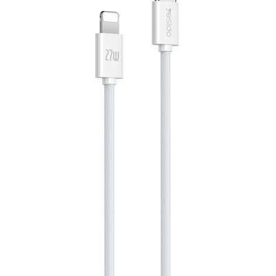Yesido CA170 PD 27W USB-C to Lightning Charging & Data Cable – 1.2m PP Yarn Braided Design
