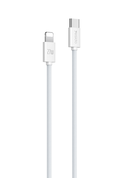 كابل يسيدو Yesido CA170 بطول 1.2 متر (Type-C إلى Lightning) بقوة 27 واط