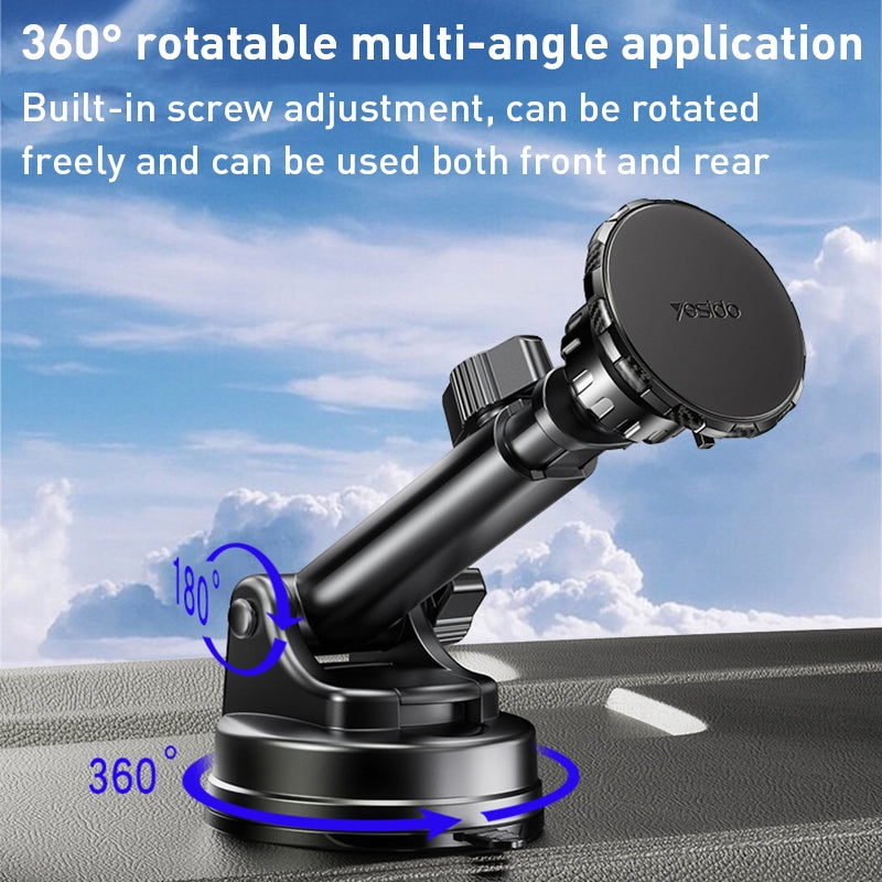 Yesido C160 2-in-1 Magnetic Phone Holder Set for Dashboard and Air Vent