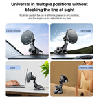 Yesido C177 Mini Base Suction Cup Magnetic Phone Holder 360 Degree Rotation