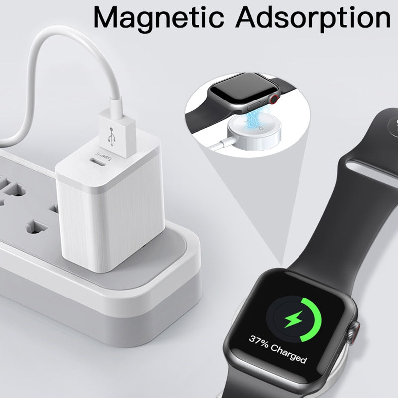 Yesido CA69 Magnetic Wireless Charging Cable for Apple Watch – Universal Compatibility for All Series (2W Max Output)