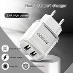 Yesido YC-26 Dual USB Travel Charger 2.4A – Includes Micro USB Cable