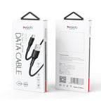 Yesido CA98 C Smart LED Display Type-C Data Cable – 2m Heavy-Duty PP+PVC Braided Shielding with 2.4A Fast Charging
