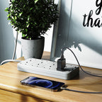 Yesido CA104 Transparent Gold Braided USB to Lightning Data Cable – 1.2m TPE+PC Protective Armor Sleeve with 2.4A Fast Charging