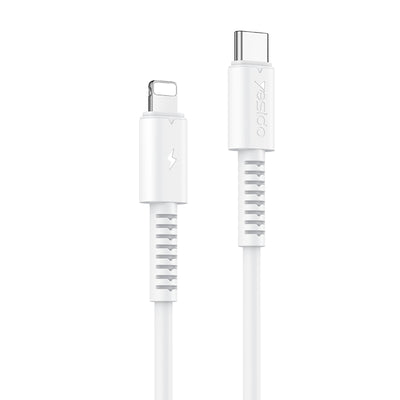 Yesido CA153 20W USB-C to Lightning Fast Charging Cable – 1m Flexible PVC Design with Private Mold