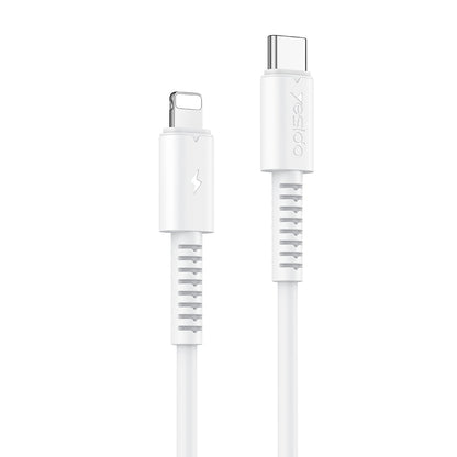 كابل يسيدو Yesido CA153 بطول 1 متر (Type-C إلى Lightning) بقوة 20 واط - تصميم مرن من مادة PVC وقالب خاص حصري