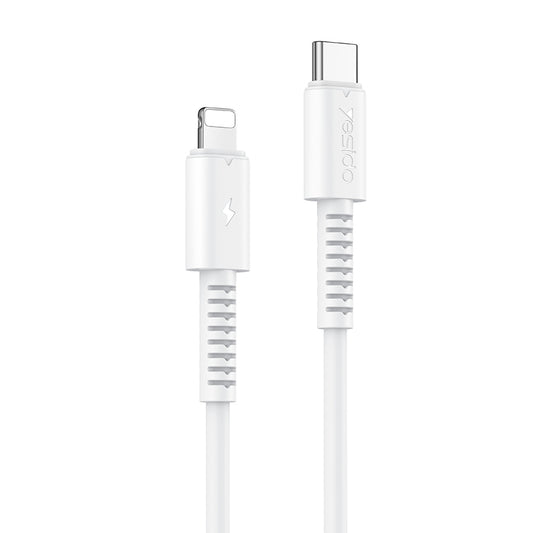 Yesido CA153 20W USB-C to Lightning Fast Charging Cable – 1m Flexible PVC Design with Private Mold