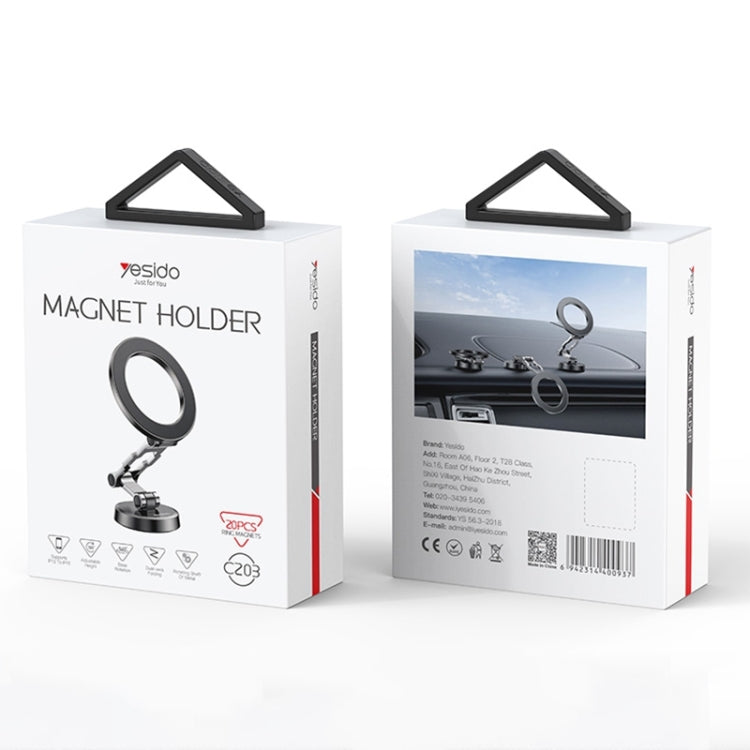 Yesido C203 MagSafe Magnetic Phone Holder Foldable and Rotatable Zinc Alloy