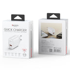 Yesido YC66 18W Fast Wall Charger – Single USB-A Port with QC 3.0 Support