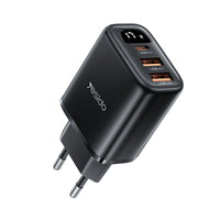 Yesido YC67 17W Home Charger – Triple Port (Dual USB + Type-C) with Digital Display
