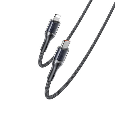 Yesido CA167 27W PD Fast Charging & Data Cable USB-C to Lightning – 1.2m Heavy-Duty PP Braided Design