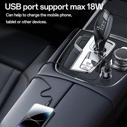 Yesido Y65 Super Fast Car Charger 118W – PD 100W Type-C + QC 18W USB Output