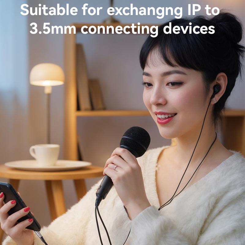 Yesido YAU45 Smart Aux Audio Cable – Integrated Independent Decoding Chip, Heavy-Duty Braided Wire & Aluminum Alloy Shell Supporting Line Control & Voice Calls