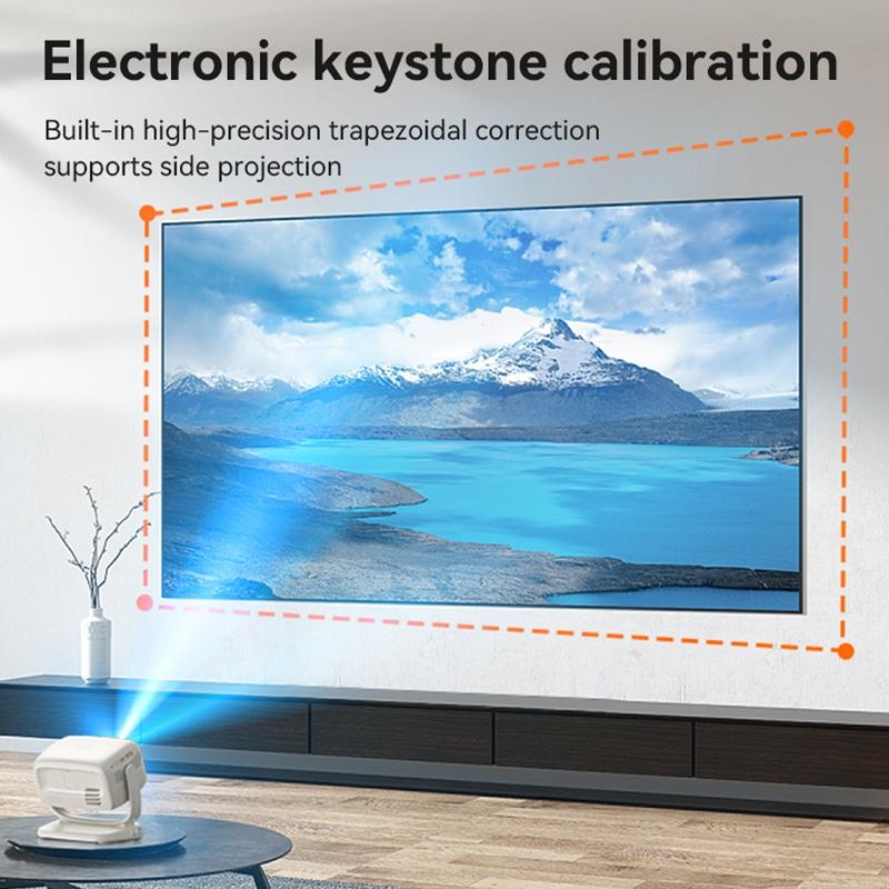 Yesido TV13 Smart Android HD Projector – 190 ANSI Lumens, HiSilicon 352 Processor, Android 9.0, Bluetooth 5.1 & Up to 120-Inch Display