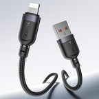 Yesido CA133L 12W Long USB-A to Lightning Cable – 2m Braided Nylon & Aluminum Alloy Connectors (2.4A)