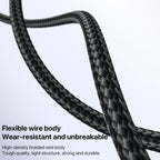 Yesido CA133L 12W Long USB-A to Lightning Cable – 2m Braided Nylon & Aluminum Alloy Connectors (2.4A)