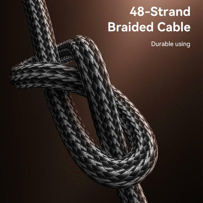 كابل يسيدو Yesido CA188 بطول 30 سم (Type-C إلى Type-C) بقوة 60 واط - تصميم مضفر مثالي للباور بانك