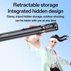 Yesido SF30 1.7m Bluetooth Selfie Stick Tripod – Innovative Auto-Popup Ground Trigger, BT 5.2 Remote & Aluminum Alloy Pole