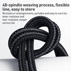 Yesido CA199 Glowing Type-C to Lightning Data Cable – 27W Fast Charging, 1.2m Durable Braided Design (Gray)