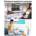 Yesido YAU46 USB to 3.5mm Digital Audio Jack Adapter – Premium DAC Chip (16bit/48KHZ), Aluminum Alloy Connectors & TPE Cable Supporting Voice Calls