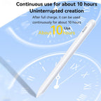 Yesido ST18 Magnetic Wireless Charging Stylus Pen for iPad – MCU Microcontroller, 10-Hour Battery, POM Tip Auto-Power On