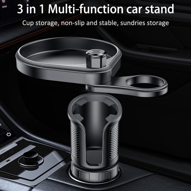 Yesido C180 3-in-1 Multifunctional Car Cup and Water Holder (Black)