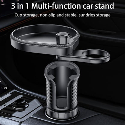 Yesido C180 3-in-1 Multifunctional Car Cup and Water Holder (Black)