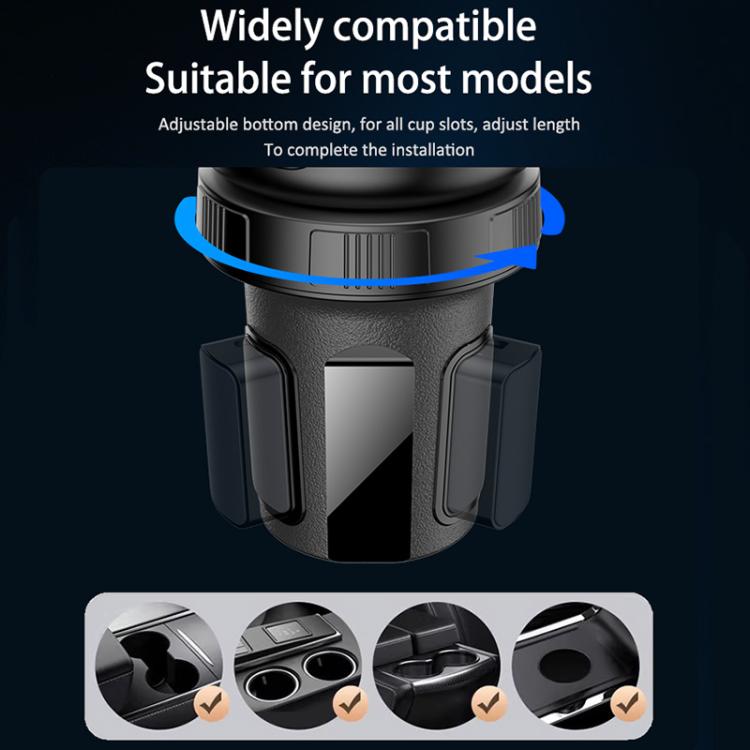 Yesido C180 3-in-1 Multifunctional Car Cup and Water Holder (Black)